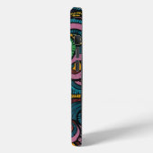 Kleurrijk cirkelvormig iPhone-hoesje patroon Case-Mate iPhone Case (Achterkant / Links)