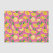 Kleurrijk citrus citroen fruit patroon tissuepapier (Voorkant)