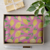 Kleurrijk citrus citroen fruit patroon tissuepapier (Geschenk)