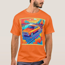 Kleurrijk Classic Ride Design T-shirt