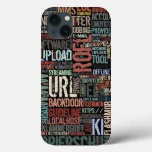 Kleurrijk computerwoordenboek Case-Mate iPhone case