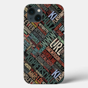 Kleurrijk computerwoordenboek Case-Mate iPhone case
