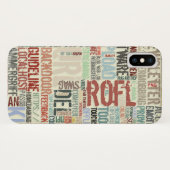 Kleurrijk computerwoordenboek Case-Mate iPhone case (Achterkant (horizontaal))