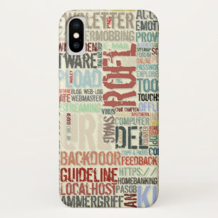 Kleurrijk computerwoordenboek Case-Mate iPhone case