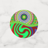 kleurrijk confetti (Kleine voorkant)