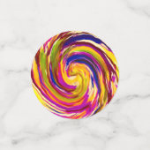 kleurrijk confetti (Kleine voorkant)