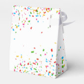 Kleurrijk confetti bedankdoosjes (Achterkant)