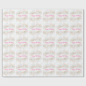 Kleurrijk confetti cadeaupapier (Vlak)