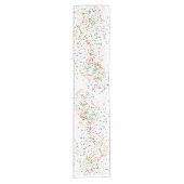 Kleurrijk confetti korte tafelloper (Voorkant)