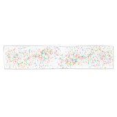 Kleurrijk confetti korte tafelloper (Horizontaal)