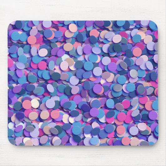 Kleurrijk Confetti Muismat (Voorkant)