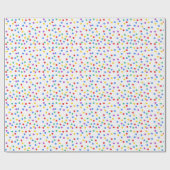 Kleurrijk Confetti-omslagpapier Cadeaupapier (Vlak)