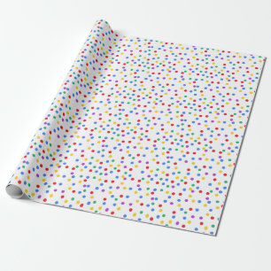Kleurrijk Confetti-omslagpapier Cadeaupapier