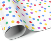 Kleurrijk Confetti-omslagpapier Cadeaupapier (Rol Hoek)