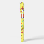 Kleurrijk confetti over geel Case-Mate iPhone case (Achterkant / Links)
