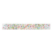 Kleurrijk confetti satijnen lint (Voorkant)