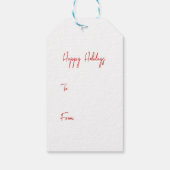 Kleurrijk contemhedendaags Label Cadeaulabel (Achterkant)