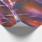 Kleurrijk contrastend lint cadeaupapier (Hoek)