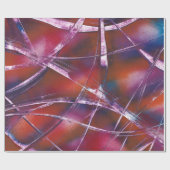 Kleurrijk contrastend lint cadeaupapier (Vlak)