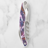 Kleurrijk contrastend lint kurkentrekker (Achterkant)