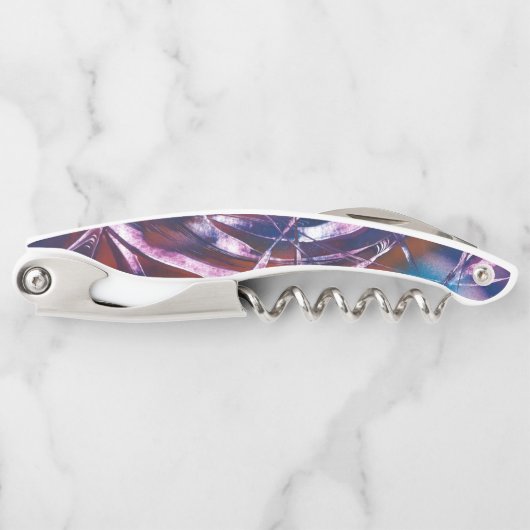 Kleurrijk contrastend lint kurkentrekker (Voorkant)