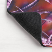 Kleurrijk contrastend lint muismat (Hoek)