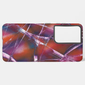 Kleurrijk contrastend lint samsung galaxy hoesje (Linkerkant)