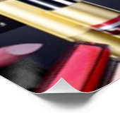 Kleurrijk Cosmetisch collage Poster (Hoek)