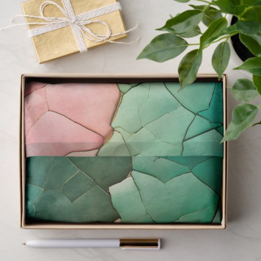 Kleurrijk Crackle Paper Art Tissue Paper Tissuepapier (Geschenk)