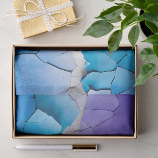 Kleurrijk Crackle Paper Art Tissue Paper Tissuepapier (Geschenk)