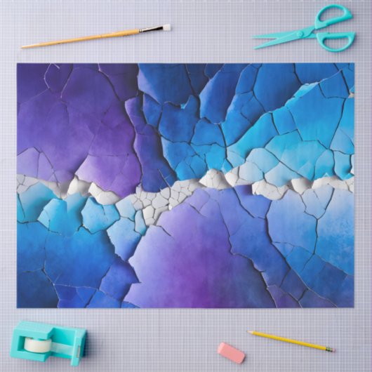 Kleurrijk Crackle Paper Art Tissue Paper Tissuepapier (Craft)