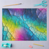 Kleurrijk Crackle Paper Art Tissue Paper Tissuepapier (Craft)