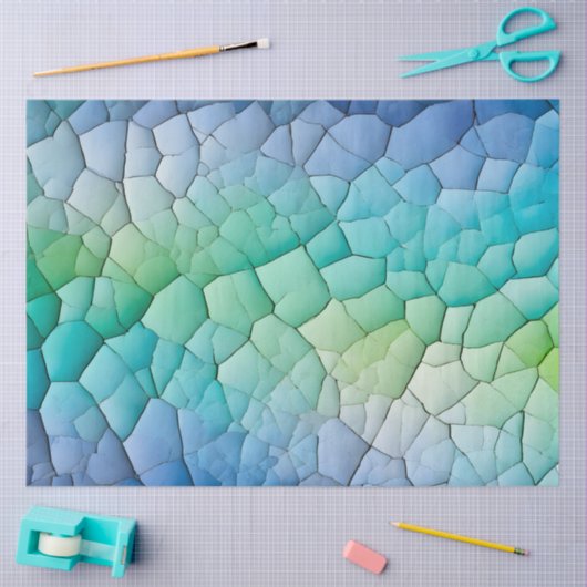 Kleurrijk Crackle Paper Art Tissue Paper Tissuepapier (Craft)