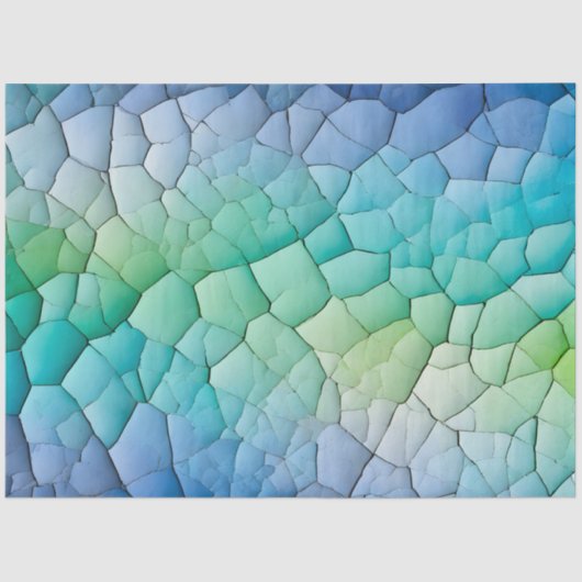 Kleurrijk Crackle Paper Art Tissue Paper Tissuepapier (Voorkant)