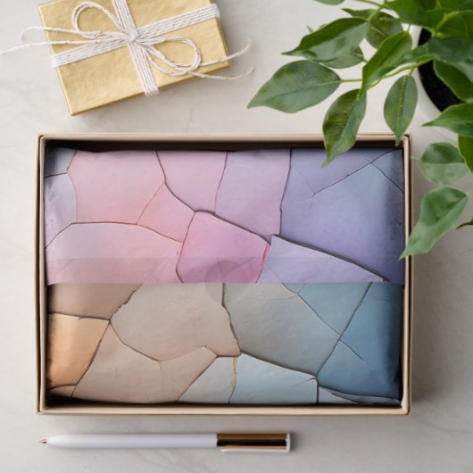 Kleurrijk Crackle Paper Art Tissue Paper Tissuepapier (Geschenk)