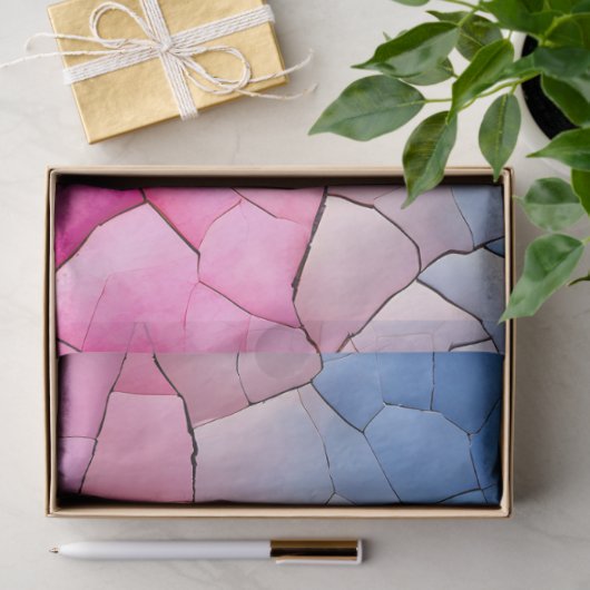 Kleurrijk Crackle Paper Art Tissue Paper Tissuepapier (Geschenk)