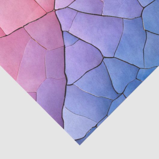 Kleurrijk Crackle Paper Art Tissue Paper Tissuepapier (Detail)