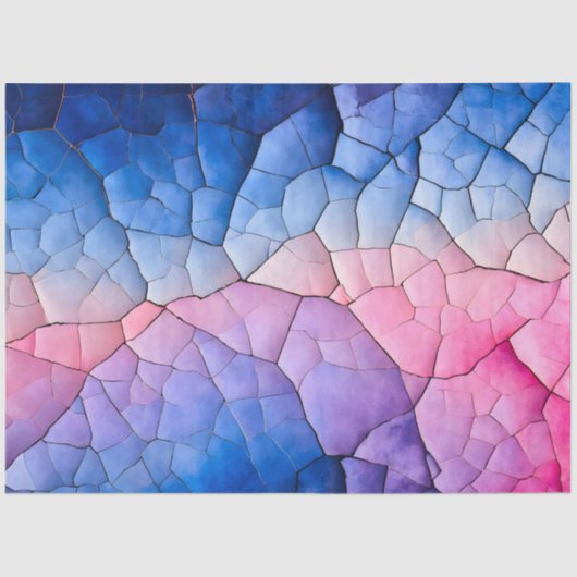 Kleurrijk Crackle Paper Art Tissue Paper Tissuepapier (Voorkant)