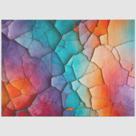 Kleurrijk Crackle Paper Art Tissue Paper Tissuepapier