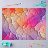 Kleurrijk Crackle Paper Art Tissue Paper Tissuepapier (Craft)