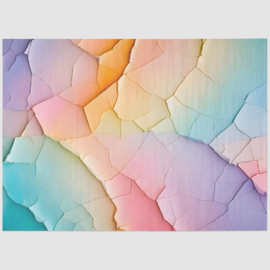 Kleurrijk Crackle Paper Art Tissue Paper Tissuepapier (Voorkant)