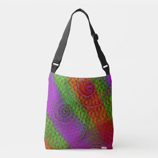 kleurrijk crossbody tas (Voorkant)