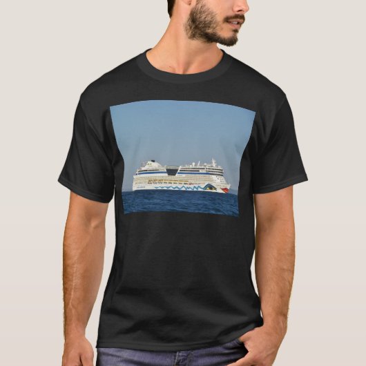Kleurrijk cruiseschip t-shirt (Voorkant)