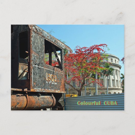 kleurrijk Cuba Briefkaart (Voorkant)