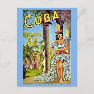 Kleurrijk  Cuba Travel Briefkaart