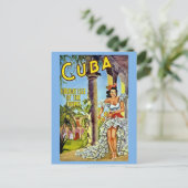 Kleurrijk  Cuba Travel Briefkaart (Staand voorkant)