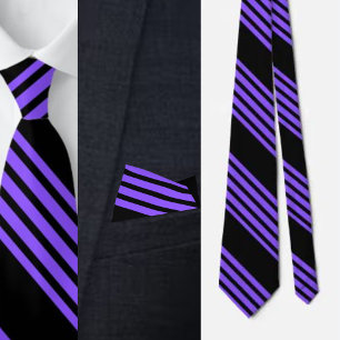 Kleurrijk Cute Strepenpatroon          Necktie Stropdas