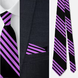 Kleurrijk Cute Strepenpatroon Necktie Stropdas
