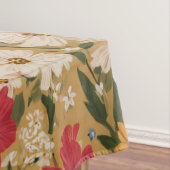 Kleurrijk Daisy Patroon - Mosterd Tafelkleed (Voorbeeld)