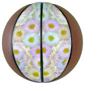 Kleurrijk daisy patroon - pastel basketbal (Verticaal)